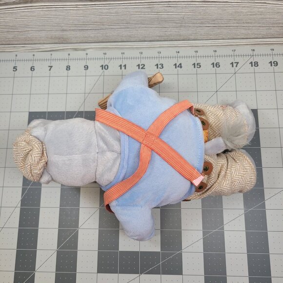 Hippopotamus Heavy Hippo Swanson‎ Collectables Plush Animal Doll Suspenders 2009 - Picture 7 of 7